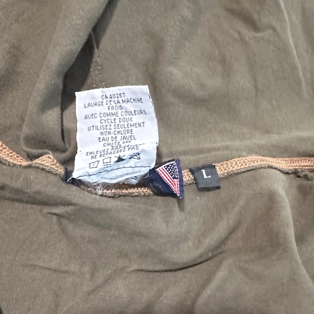 Rampage Olive Green Ruched Hoodie - Picture 11 of 12